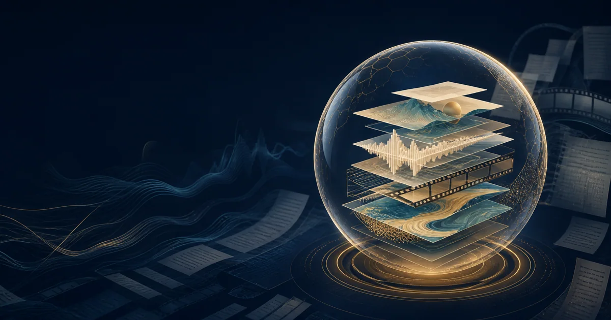 Layered creative works protected within a transparent sphere
